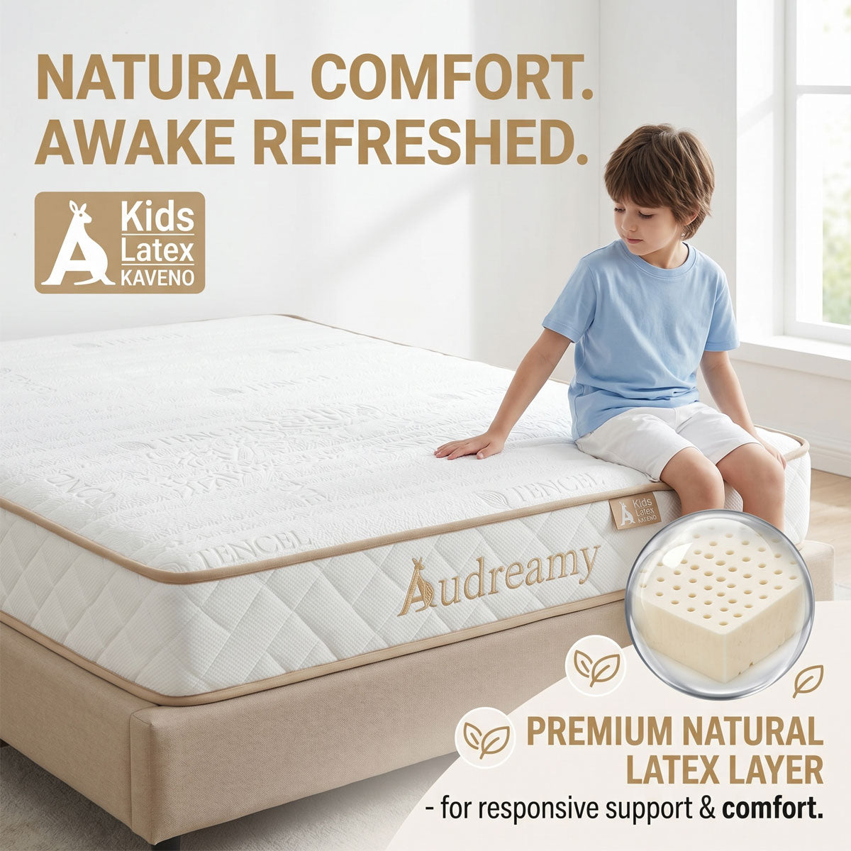 Audreamy Kaveno Kids Mattress LATEX