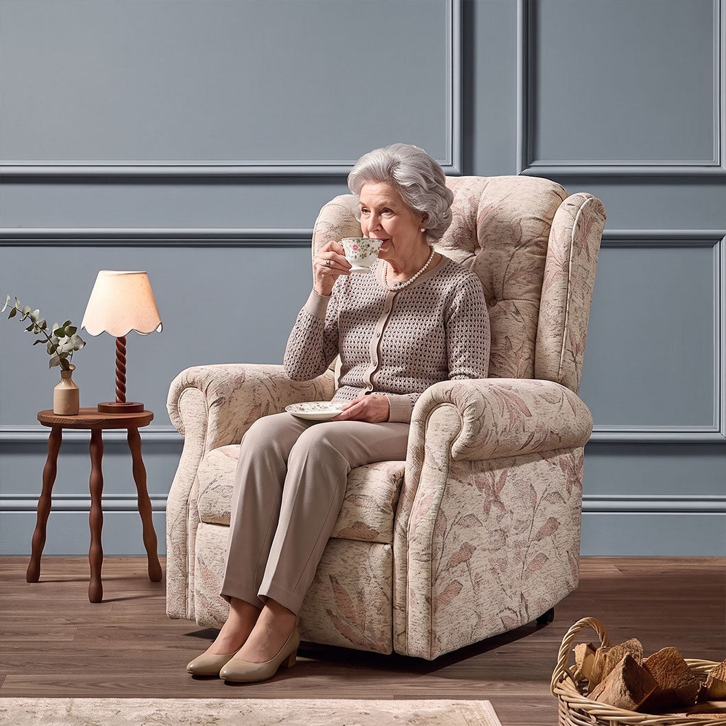 Recliner Armchair Dual Motor Lift Chair for Elderly Infinite Position Lay Flat Recliner with Heat Massage Up to 300 LBS Electric Power Lift Recliner Chair Sofa