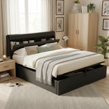 Audreamy Sterling Ottoman Bed Black PU
