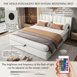 Audreamy Avalon Ottoman Bed White PU