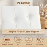 Audreamy Sterling Ottoman Bed White PU