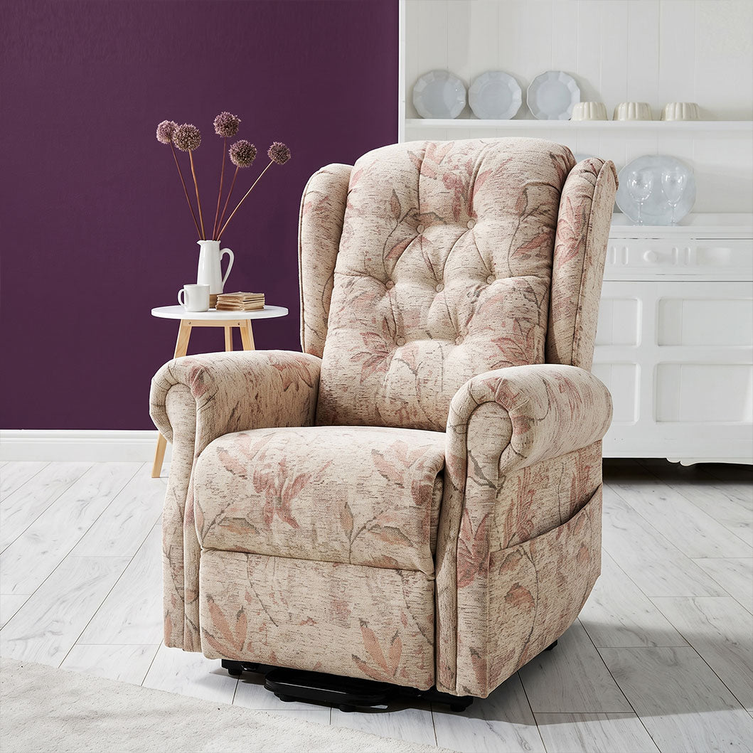 Recliner Armchair Dual Motor Lift Chair for Elderly Infinite Position Lay Flat Recliner with Heat Massage Up to 300 LBS Electric Power Lift Recliner Chair Sofa