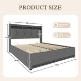 Audreamy Vega Ottoman Bed Frame Grey Velvet