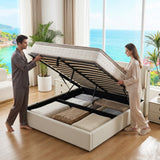 Audreamy Avalon Ottoman Bed Grey PU