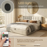 Audreamy Avalon Ottoman Bed Grey PU
