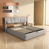 Audreamy Avalon Ottoman Bed Grey PU