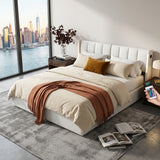 Audreamy Avalon Ottoman Bed White PU