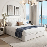 Audreamy Avalon Ottoman Bed White PU