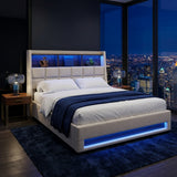 Audreamy Neo Ottoman Bed Beige Linen