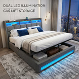 Audreamy Neo Ottoman Bed Grey Linen