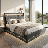 Audreamy Vivi Ottoman Bed Frame Grey Velvet
