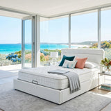 Audreamy Sterling Ottoman Bed White PU