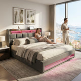 Audreamy Neo Ottoman Bed Grey Linen