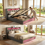 Audreamy Neo Ottoman Bed Grey Linen