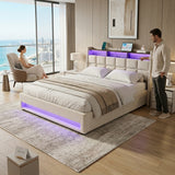 Audreamy Neo Ottoman Bed Beige Linen