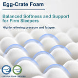 Audreamy Corsica Mattress – 26 cm Euro Top Bamboo Charcoal Fabric 7-Zone Pocket Spring Orthopedic Support for Back & Spine Health Extra-Firm King