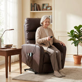 Recliner Armchair Power Massage Lift with Heat & Vibration for Elderly, Heavy Duty and Safety Motion Reclining Mechanism