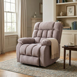 Recliner Armchair Electric Power Lift Sofa with Massage and Heat for Elderly 2 Side Pockets USB Ports Single Recliner Chairs