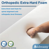 Audreamy Corsica Mattress – 26 cm Euro Top Bamboo Charcoal Fabric 7-Zone Pocket Spring Orthopedic Support for Back & Spine Health Extra-Firm King