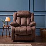 Audreamy Riser Recliner Chair Velvet Taupe with Massage & Heat