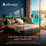 Audreamy Milano Ottoman Bed Black PU Double