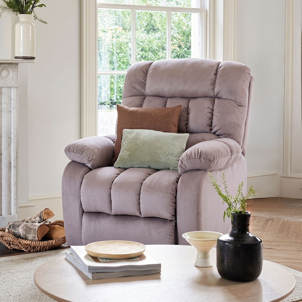 Recliner Armchair Electric Power Lift Sofa with Massage and Heat for Elderly 2 Side Pockets USB Ports Single Recliner Chairs