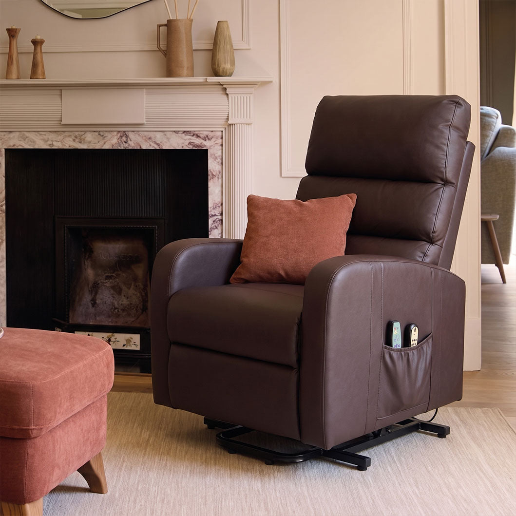 Recliner Armchair Power Massage Lift with Heat & Vibration for Elderly, Heavy Duty and Safety Motion Reclining Mechanism