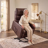 Recliner Armchair Power Massage Lift with Heat & Vibration for Elderly, Heavy Duty and Safety Motion Reclining Mechanism