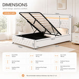 Audreamy Milano Ottoman Bed White PU