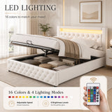 Audreamy Milano Ottoman Bed White PU