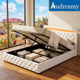 Audreamy Milano Ottoman Bed White PU