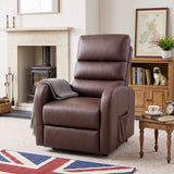 Recliner Armchair Power Massage Lift with Heat & Vibration for Elderly, Heavy Duty and Safety Motion Reclining Mechanism