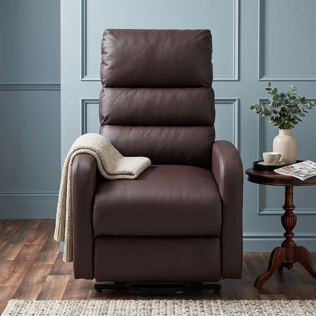 Recliner Armchair Power Massage Lift with Heat & Vibration for Elderly, Heavy Duty and Safety Motion Reclining Mechanism