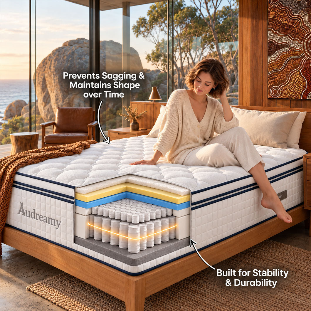 Audreamy Emperor Mattress 2000 Pocket Sprung Hybrid Box Top — Pre-order now — Dispatches from 1 January 2027