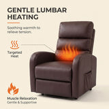 Audreamy Milo Riser Recliner Leather Brown
