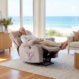 Audreamy Nova Riser Recliner Velvet Dark Beige