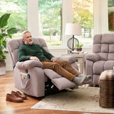 Audreamy Nova Riser Recliner Velvet Dark Beige