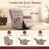 Audreamy Nova Riser Recliner Velvet Dark Beige