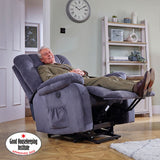 Audreamy Nova Riser Recliner Velvet Dark Grey