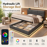 Audreamy Orion Ottoman Bed Grey Velvet