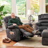 Audreamy Hamilton Riser Recliner Velvet Gray