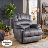 Audreamy Hamilton Riser Recliner Velvet Gray